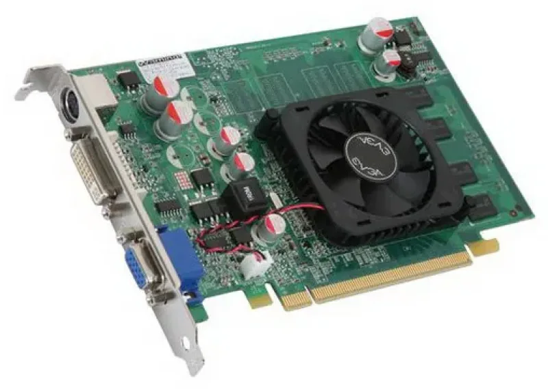 256-P2-N733-LR - EVGA GeForce 8400 GS 256MB DDR2 64-Bit PCI Express x16 DVI/ D-Sub/ S-Video Out/ HDTV/ HDCP Ready Video Graphics Card