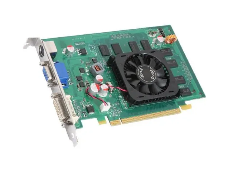 256-P2-N740 - EVGA e-GeForce 8500 GT 256MB 128-Bit GDDR2 PCI Express x16 DVI/ D-Sub/ HDTV/ S-Video/ Composite Out/ SLI Support Video Graphics Card
