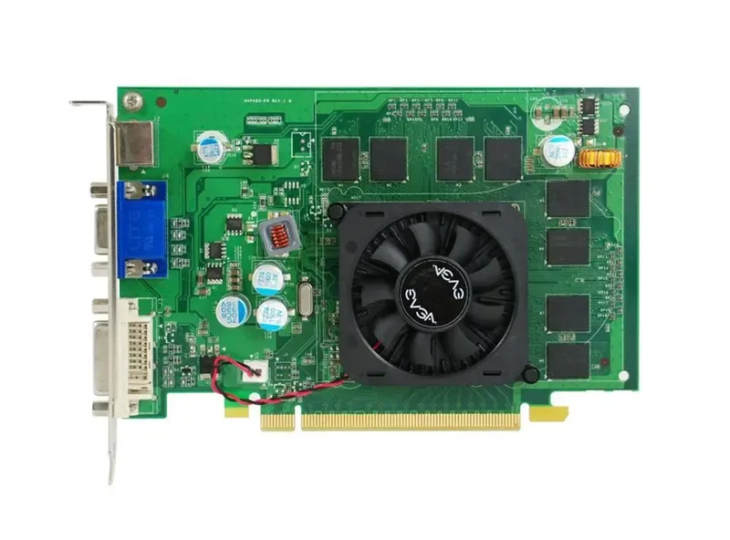 256-P2-N740-A1 - EVGA e-GeForce 8500 GT 256MB 128-Bit GDDR2 PCI Express x16 DVI/ D-Sub/ HDTV/ S-Video/ Composite Out/ SLI Support Video Graphics Card