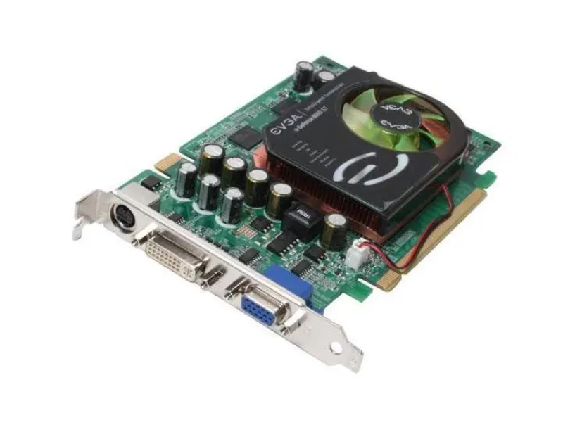 256-P2-N753-AR - EVGA GeForce 8600 GT 256MB 128-Bit GDDR3 PCI Express x16 DVI/ D-Sub/ HDTV/ S-Video Out/ HDCP Ready/ SLI Supported Video Graphics Card