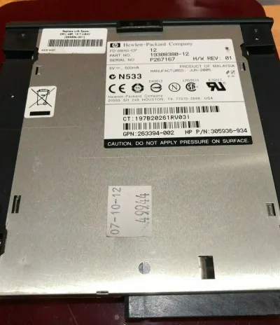 263394-001 - HP Slimline Ejectable Floppy Drive