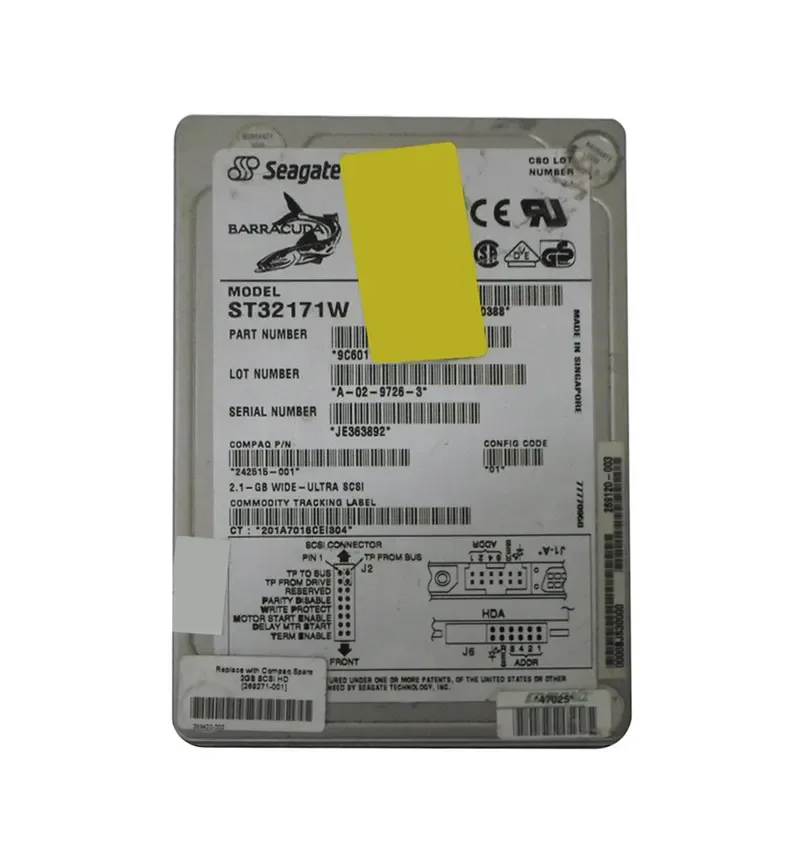 269271-001 - Compaq 2.1GB Ultra SCSI-2 Hard Drive