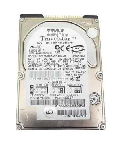 27L4291 - IBM 30GB 4200RPM ATA / IDE 2.5-inch Hard Drive