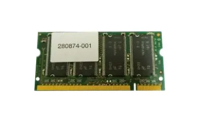 280874-001 - HP 256MB DDR-266MHz PC2100 non-ECC Unbuffered CL2.5 200-Pin SoDimm 2.5V Memory Module