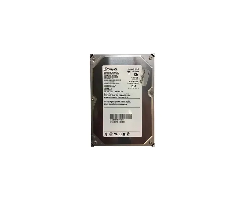 281739-001 - HP 40GB 7200RPM IDE Ultra ATA-100 3.5-inch Hard Drive