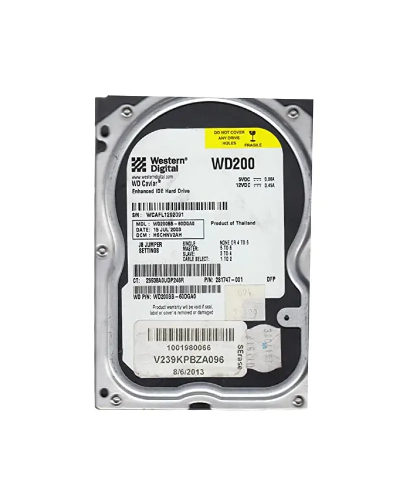 281747-001 - HP / Compaq 20GB 7200RPM Ultra ATA-100 2MB Cache 3.5-inch Hard Drive