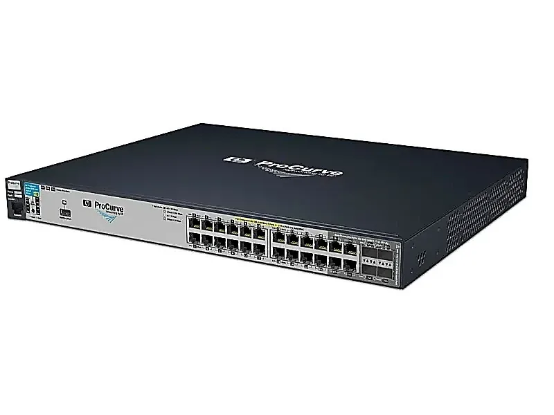 HP 2910AL-24G ProCurve 2910al Series 2910al-24G 20 x RJ-45 Ports 10/100/1000Base-T + 4 x Dual Personality RJ-45/SFP Ports Layer 3 Managed Rack-mountable Gigabit Ethernet Network Switch. In Stock