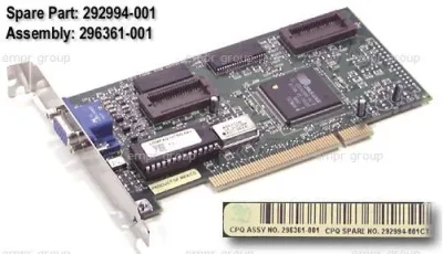 292994-001 - Compaq PCI Graphics Board for Prosignia 200 Proliant 800 etc