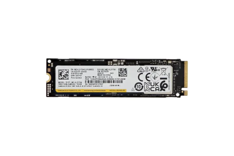 Dell 2DY5T 1TB PCI Express 4.0 x4 NVMe V-NAND M.2 2280 Solid State Drive . In Stock
