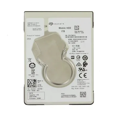 2J7C1 - Dell 1TB 5400RPM SATA 8MB Cache 2.5-inch Hard Drive