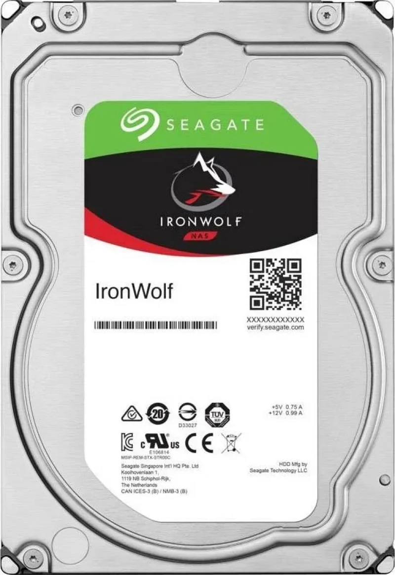 Seagate 2JH101-500 IronWolf 12TB 7200RPM SATA 6Gb/s 256MB Cache 3.5-Inch NAS Hard Drive. In Stock