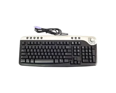 2R400 - Dell PS2 Multimedia Black Silver Keyboard