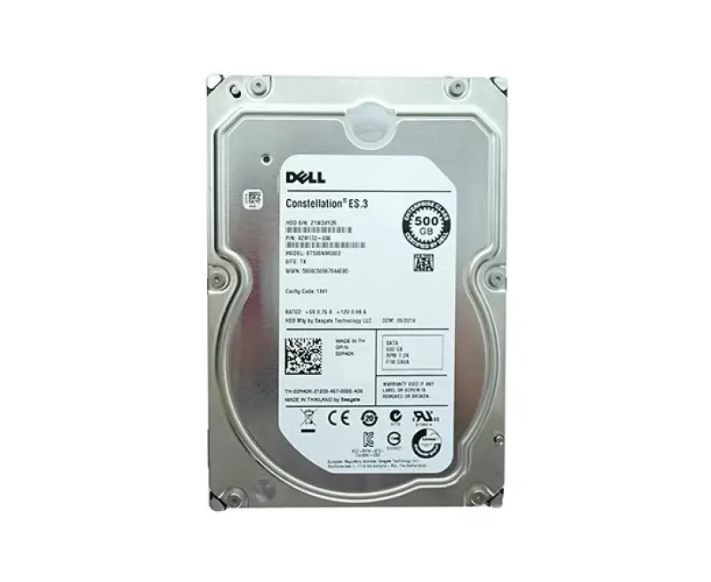 2R42K - Dell 500GB 7200RPM SATA 6Gb/s 3.5-inch Hard Drive