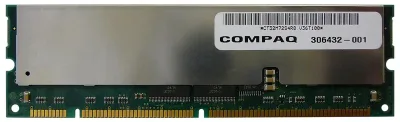 306432-001 - HP 256MB 100MHz PC100 ECC Registered CL2 168-Pin DIMM 3.3V Memory Module