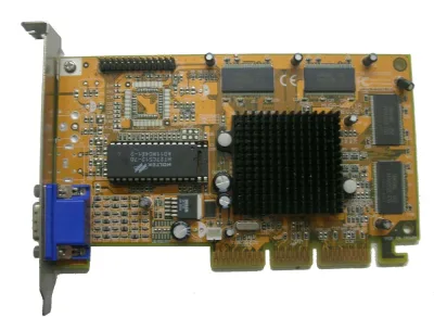 309055-B21 - HP Nvidia GeForce2 2D MX400 32MB DDR AGP 4x VGA PCI Express Video Graphics Card