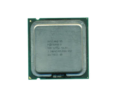 311-6040 - Dell 3.20GHz 800MHz 4MB Cache Socket LGA775 Intel Pentium D 940 Dual Core Processor