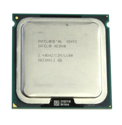 311-9811 - Dell 3.40GHz 1600MHz FSB 12MB L2 Cache Socket LGA771 Intel Xeon X5492 4-Core Processor