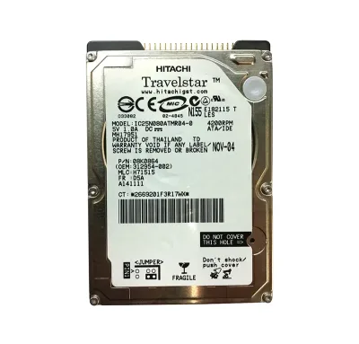 312954-002 - HP 80GB 4200RPM IDE / ATA 2.5-inch Hard Drive