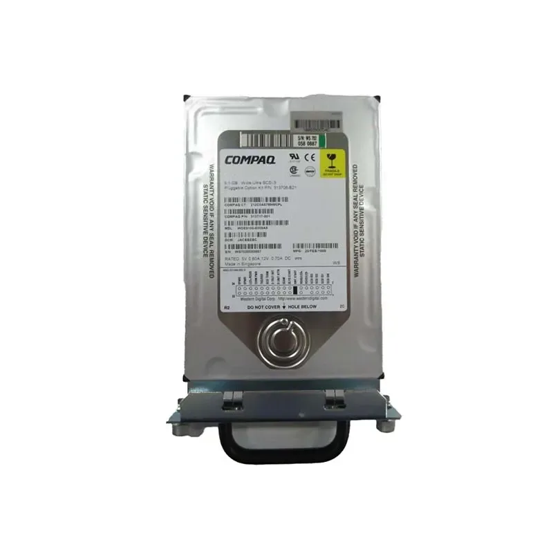 313717-001 - HP 9.1GB 10000RPM Ultra-160 SCSI Hot-Swappable 80-Pin 3.5-Inch Hard Drive for Compaq ProLiant Servers