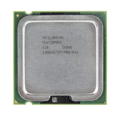 317-0811 - Dell 2.80GHz 800MHz FSB 2MB L2 Cache Socket LGA775 Intel Pentium 4 620 1-Core Processor