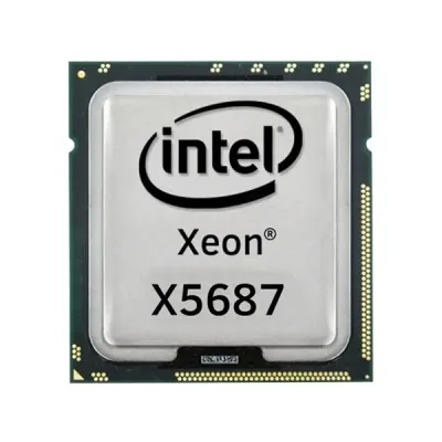317-6169 - Dell 3.60GHz 6.4GT/s QPI 12MB L3 Cache Socket LGA1366 Intel Xeon X5687 4-Core Processor