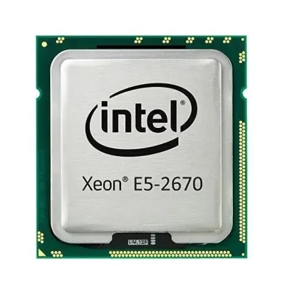 317-9596 - Dell 2.60GHz 8GT/s QPI 20MB L3 Cache Socket LGA2011 Intel Xeon E5-2670 8-Core Processor