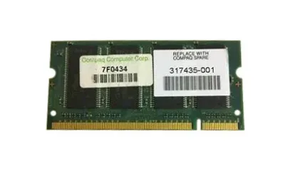 317435-001 - HP 256MB DDR-266MHz PC2100 non-ECC Unbuffered CL2.5 200-Pin SoDimm 2.5V Memory Module