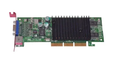 319956-002 - HP Nvidia GeForce4 MX440 64MB AGP 8x Low Profile Video Graphics Card with TV-Out