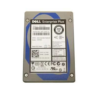 31H89 - Dell 200GB SAS 6Gb/s 2.5-inch Solid State Drive with SC220 Tray