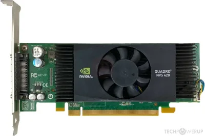 320-8064 - Dell 512MB Nvidia Quadro NVS 420 VHDCI PCI Express Video Graphics Card