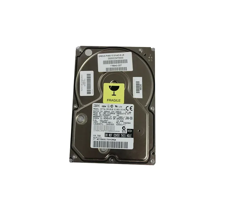 320662-001 - HP 10GB 5400RPM Ultra ATA-33 IDE 3.5-inch Hard Drive
