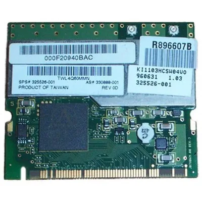 325526-001 - HP Mini PCI 54G WiFi 802.11b/g Wireless LAN (WLAN) Network Interface Card for Business Nc4000/ Business Nc4000.