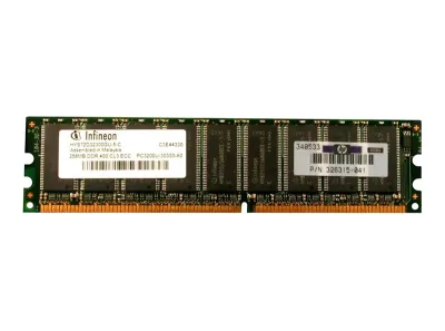 326315-041 - HP 256MB DDR-400MHz PC3200 ECC Unbuffered CL3 184-Pin DIMM Memory Module