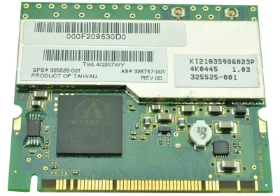 326757-001 - HP W500 Mini PCI Wi-Fi 802.11a/b/g Wireless Lan (WLAN) Network Interface Card for NC600/nc4000 Series Notebooks