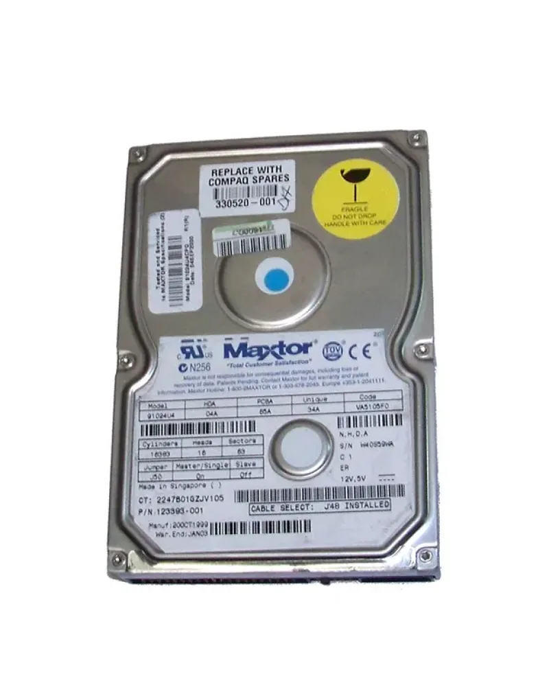 330520-001 - HP 10GB 7200RPM IDE 3.5-inch Hard Drive