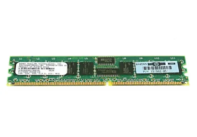 331562R-051 - HP 1GB DDR-333MHz PC2700 ECC Registered CL2 184-Pin DIMM 2.5V Memory Module