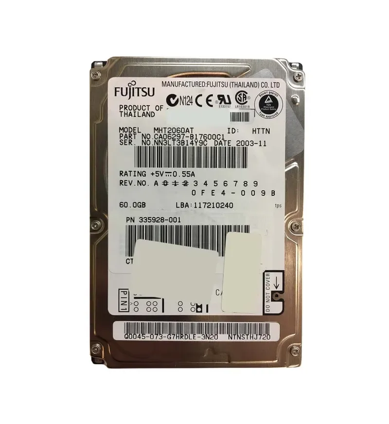 335928-001 - Compaq 60GB 4200RPM ATA-100 2.5-inch Hard Drive