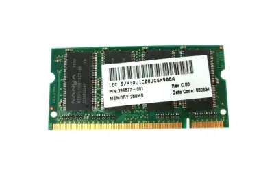 336577-001 - HP 256MB DDR-333MHz PC2700 non-ECC Unbuffered CL2 200-Pin SoDimm 2.5V Memory Module