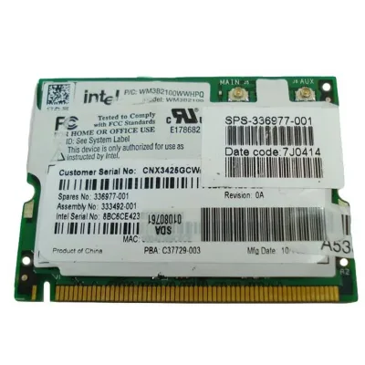 336977-001 - HP Mini PCI IEEE 11MBps 802.11b Wireless Lan (WLAN) Network Interface Card