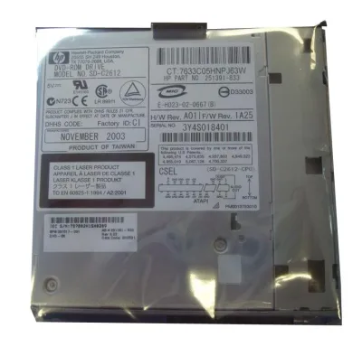 337017-001 - HP IDE 8X DVD /24X CD-ROM Optical Drive for Armada e500 Notebook