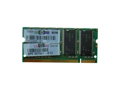 337891-017 - HP 256MB DDR-333MHz PC2700 non-ECC Unbuffered CL2 200-Pin SoDimm 2.5V Memory Module