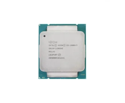 338-BHES - Dell 2.5GHz 30MB L3 Cache 9.6GT/s QPI Speed Socket FCLGA2011-3 22NM 120W Intel Xeon E5-2680V3 12 Core Processor