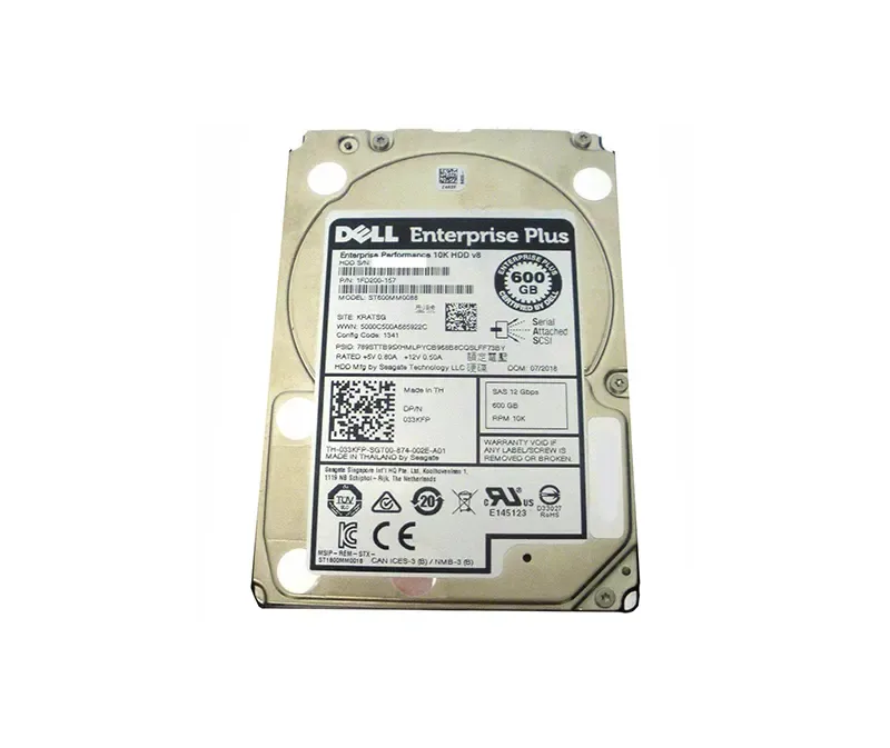 33KFP - Dell Plus 600GB 10000RPM SAS 6Gb/s 64MB Cache 2.5-inch Hard Drive