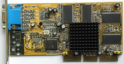 33L1618 - IBM Number 9 Savage4 eXtreme 16MB DVI AGP Video