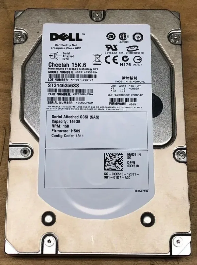 341-3737 - Dell 146GB 15000RPM SAS 3.5-inch Internal Hard Disk Drive