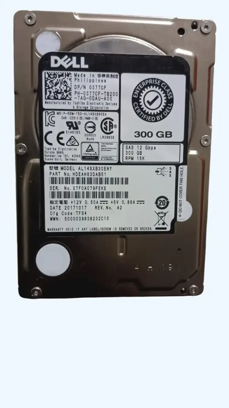 341-9201 - Dell 300GB 15000RPM SAS 3GB/s 3.5-inch Internal Hard Disk Drive