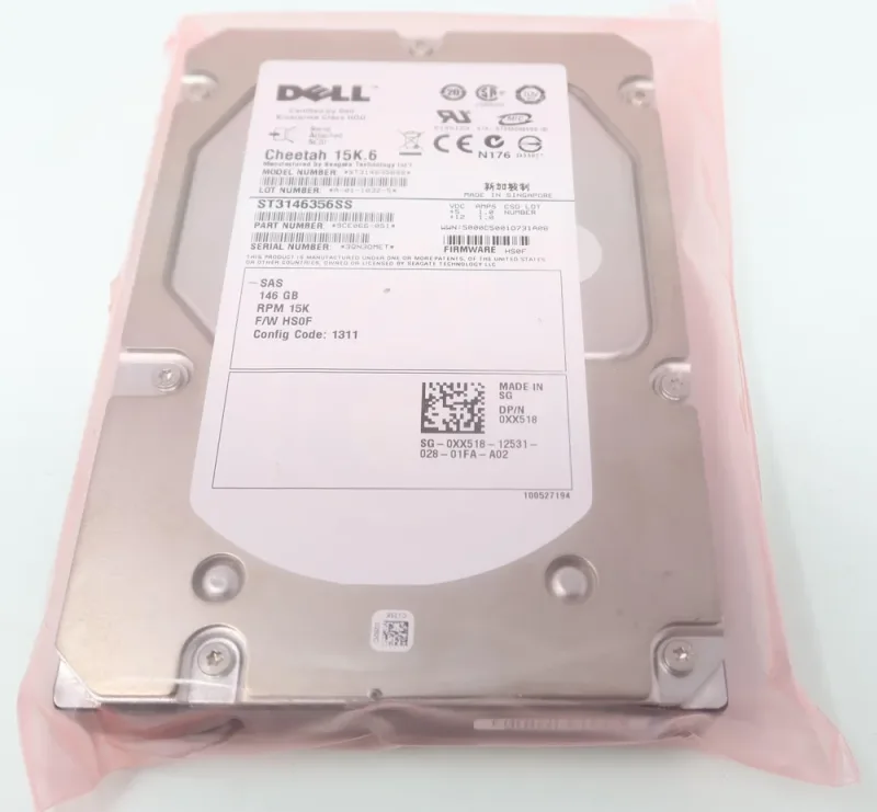 341-9244 - Dell 146GB 15000RPM SAS 3GB/s 3.5-inch Internal Hard Disk Drive