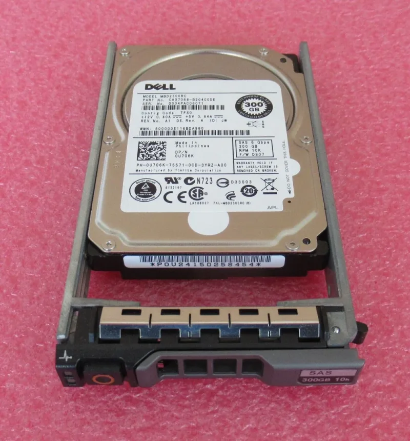 342-0123 - Dell 300GB 15000RPM SAS 6GB/s 16MB Cache 3.5-inch Internal Hard Disk Drive