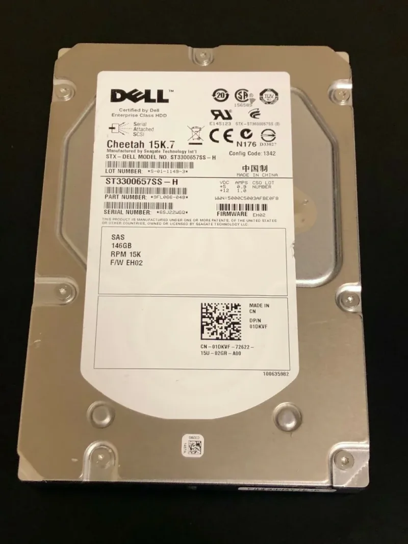 342-0607 - Dell 146GB 15000RPM SAS 6GB/s 2.5-inch Internal Hard Disk Drive