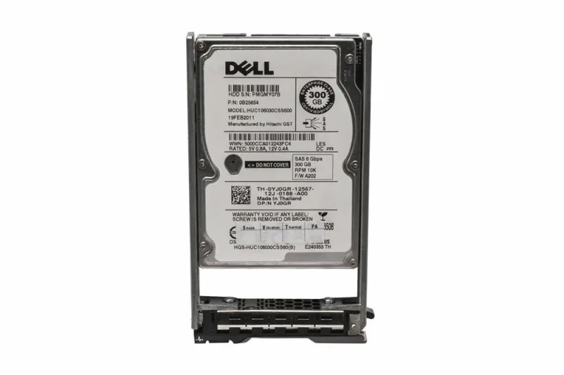 342-0625 - Dell 300GB 10000RPM SAS 6GB/s 2.5-inch Internal Hard Disk Drive